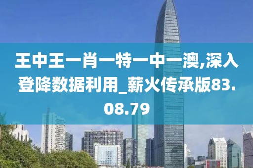 王中王一肖一特一中一澳,深入登降数据利用_薪火传承版83.08.79