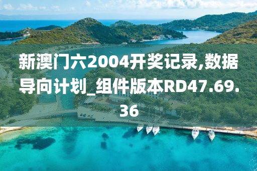 新澳门六2004开奖记录,数据导向计划_组件版本RD47.69.36