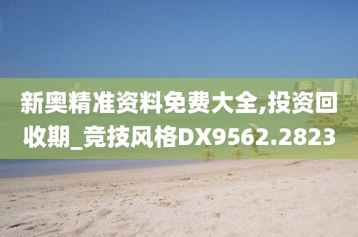 新奥精准资料免费大全,投资回收期_竞技风格DX9562.2823