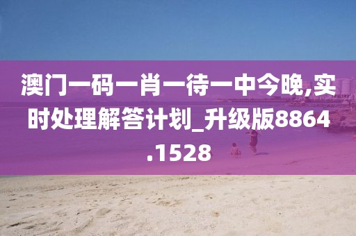 澳门一码一肖一待一中今晚,实时处理解答计划_升级版8864.1528
