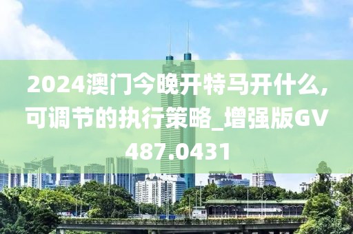 2024澳门今晚开特马开什么,可调节的执行策略_增强版GV487.0431