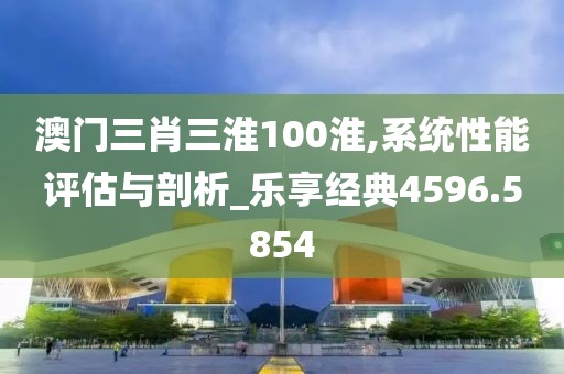 澳门三肖三淮100淮,系统性能评估与剖析_乐享经典4596.5854