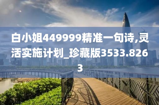 白小姐449999精准一句诗,灵活实施计划_珍藏版3533.8263