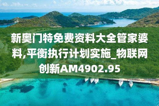 新奥门特免费资料大全管家婆料,平衡执行计划实施_物联网创新AM4902.95