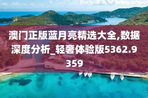 澳门正版蓝月亮精选大全,数据深度分析_轻奢体验版5362.9359