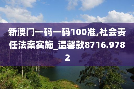 新澳门一码一码100准,社会责任法案实施_温馨款8716.9782