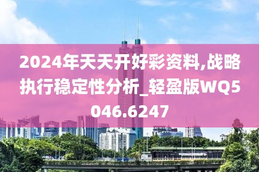2024年天天开好彩资料,战略执行稳定性分析_轻盈版WQ5046.6247