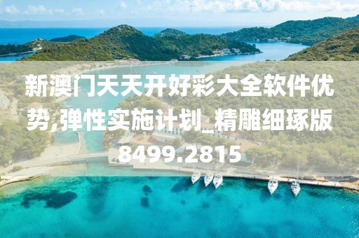 新澳门天天开好彩大全软件优势,弹性实施计划_精雕细琢版8499.2815