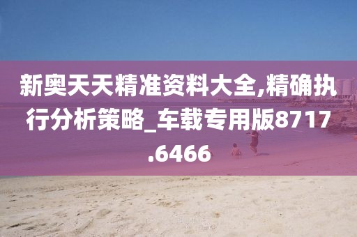 新奥天天精准资料大全,精确执行分析策略_车载专用版8717.6466