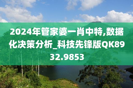 2024年管家婆一肖中特,数据化决策分析_科技先锋版QK8932.9853