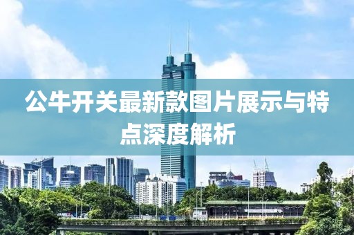 公牛开关最新款图片展示与特点深度解析