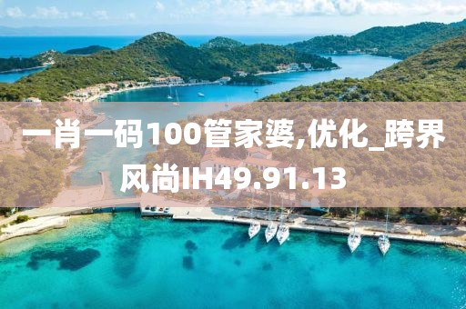 一肖一码100管家婆,优化_跨界风尚IH49.91.13
