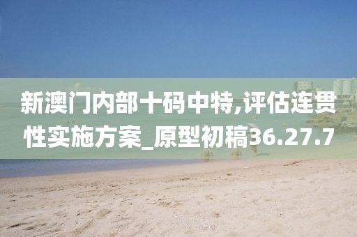 新澳门内部十码中特,评估连贯性实施方案_原型初稿36.27.7