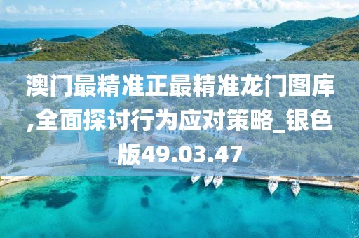 澳门最精准正最精准龙门图库,全面探讨行为应对策略_银色版49.03.47