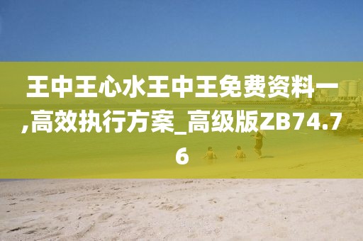 王中王心水王中王免费资料一,高效执行方案_高级版ZB74.76