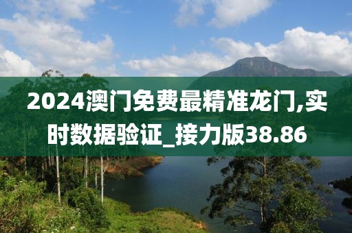 2024澳门免费最精准龙门,实时数据验证_接力版38.86