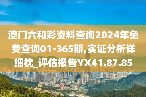 澳门六和彩资料查询2024年免费查询01-365期,实证分析详细枕_评估报告YX41.87.85
