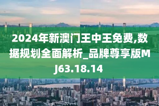 2024年新澳门王中王免费,数据规划全面解析_品牌尊享版MJ63.18.14