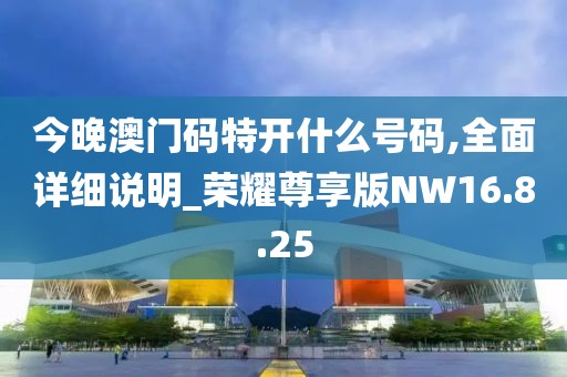 今晚澳门码特开什么号码,全面详细说明_荣耀尊享版NW16.8.25