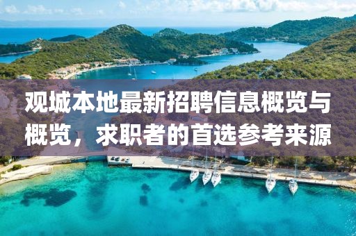观城本地最新招聘信息概览与概览，求职者的首选参考来源