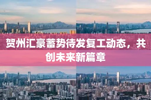 贺州汇豪蓄势待发复工动态，共创未来新篇章